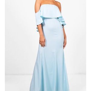 Baby blue maxi dress